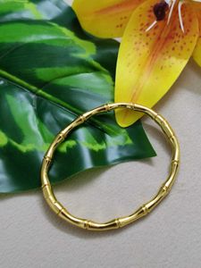Elegant Bamboo Design Bangle
