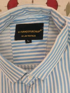 Men's  old money style Striped Button-Up Shirt
