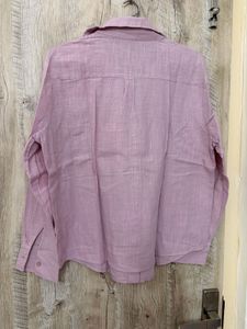 Lilac Button-Up Long Sleeve Shirt