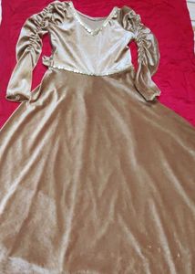Girls Velvet Princess Dress