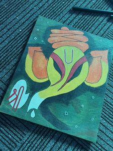 Ganesha Hand-Painted Art