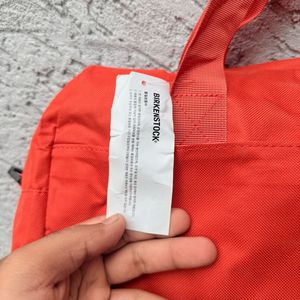 Birkenstock Orange Duffle Bag