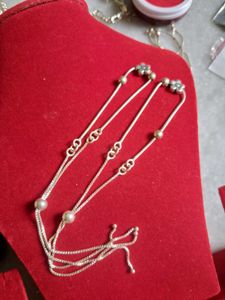 Silver Anklets with Floral Design
