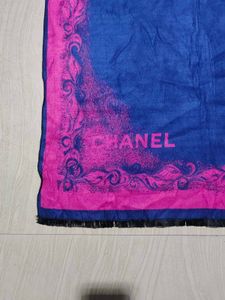 Chanel Blue &amp; Pink Scarf