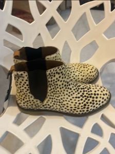 Animal Print Ankle Boots