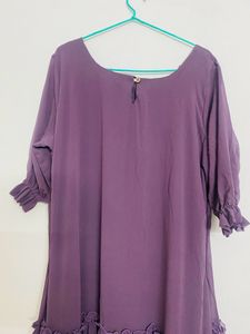 A Line Top Georgette Used One