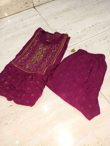 "💃 Elegant Maroon Kurta Set | Ethnic Wear ✨"
