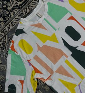 SQUARE Allover Logo Graphic Tee