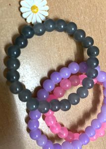 Multi Colour Friendship Bracelet With Pendant