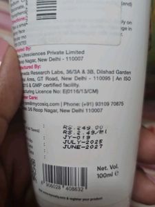 COSIQ Vitamin B3-5% Face Wash