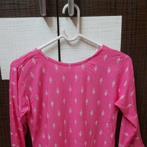 Pretty Pink Printed Kurta💗