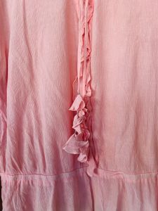 Pretty Pink Tie-Front Blouse