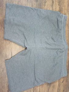 Men's Grey Striped Athletic Shorts