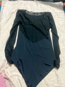 Black Long Sleeve Bodysuit