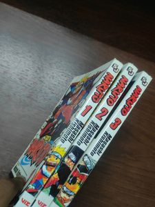 Naruto Manga Volume 1,2 And  3