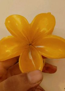 Yellow Flower Hair Clip
