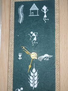 Hand Made Art Wall Clock