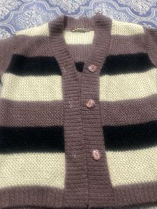 Striped Knit Cardigan