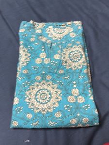 Blue Printed shot Kurti