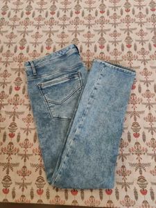 Stylish Acid Wash Jeans