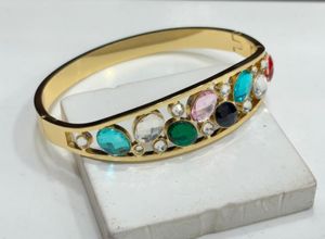 Adult Size Openable Kada – Multicolor Stone