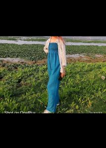 Teal jumpsuit