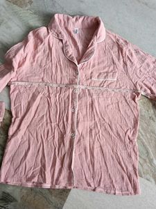 Soft Pink Pajama Top
