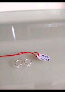 Diamond Bali Pure Silver (Pairs)