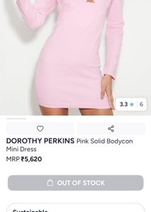 Dorthy Perkin baby pink dress