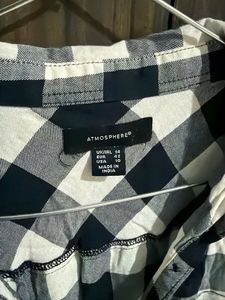 Classic Black &amp; White Buffalo Check Shirt bust 42
