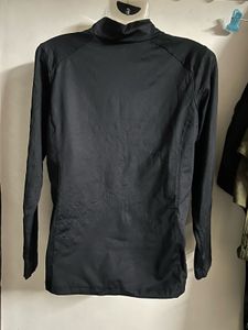 Black Turtleneck Long Sleeve Top