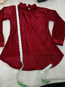 Red Velvet High-Low Top