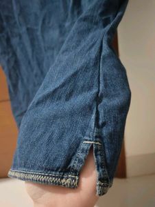 OLD NAVY Dark Denim Short Sleeve Top