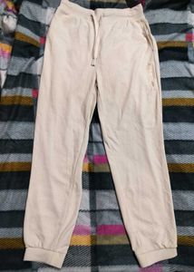 Comfortable Light Beige Joggers