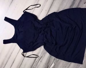 💙❤️‍🔥90's Chic Neavy Blue Embellished Dress