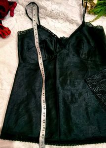 very beautiful Satin Lace Lingerie Set