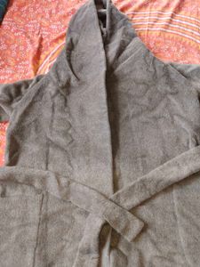 Cozy Beige Longline Coat