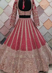 Exquisite Red Bridal Lehenga Choli