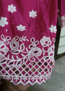 New Premium silk chikankari suit