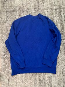 H&amp;M Regular Fit Sweatshirt Blue 'New Energy' Sweat