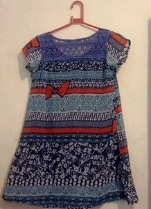 Bohemian Print Tunic Top