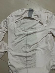 Puma White Long Sleeve Top
