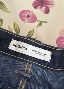 Bershka Baggy Blue Jeans