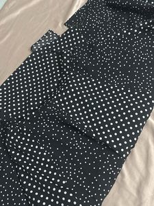Chic Black &amp; White Polka Dot Skirt