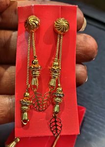 Golden Colour earring combo of 2 pice