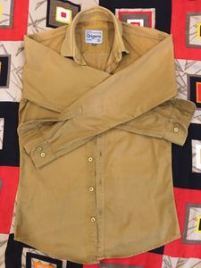 Men's Mustard Yellow Casual Shirt