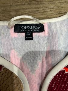 Original Topshop geometric embroidered jacket