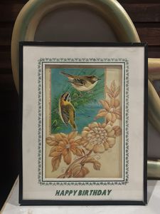 Framed "Happy Birthday" Artwork