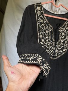 Linen short kurti/top