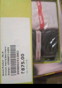 Raymond tshirt pant Fabric Set pack box